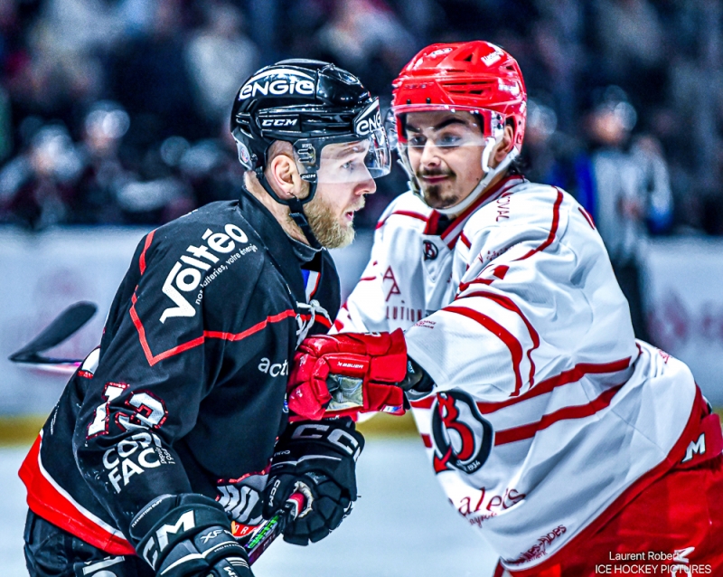 Photo hockey Ligue Magnus - Ligue Magnus  : 33ème journée : Bordeaux vs Briançon  - Les Boxers de justesse contre Briançon