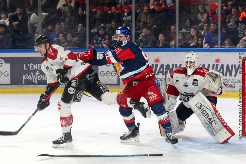 Photo hockey Ligue Magnus - Ligue Magnus  : 34ème journée : Grenoble  vs Amiens  - Grenoble s’extirpe des griffes Amiénoises