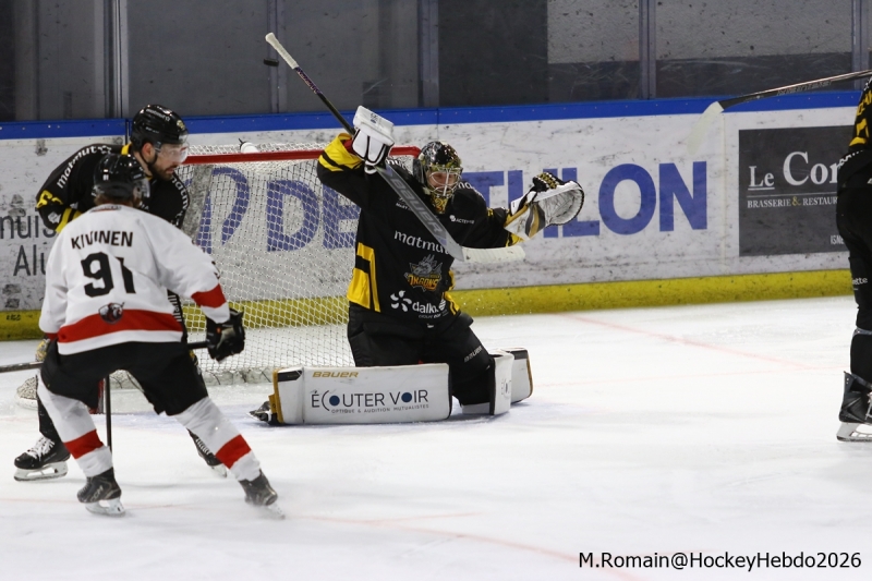 Photo hockey Ligue Magnus - Ligue Magnus  : 34ème journée : Rouen vs Chamonix  - Rouen gagne non sans mal.