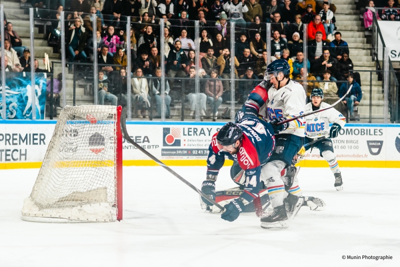 Photo hockey Ligue Magnus - Ligue Magnus  : 35ème journée : Angers  vs Nice - Angers une victoire aux forceps