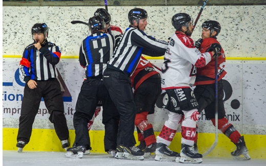 Photo hockey Ligue Magnus - Ligue Magnus  : 35ème journée : Chamonix  vs Amiens  - Chamonix s