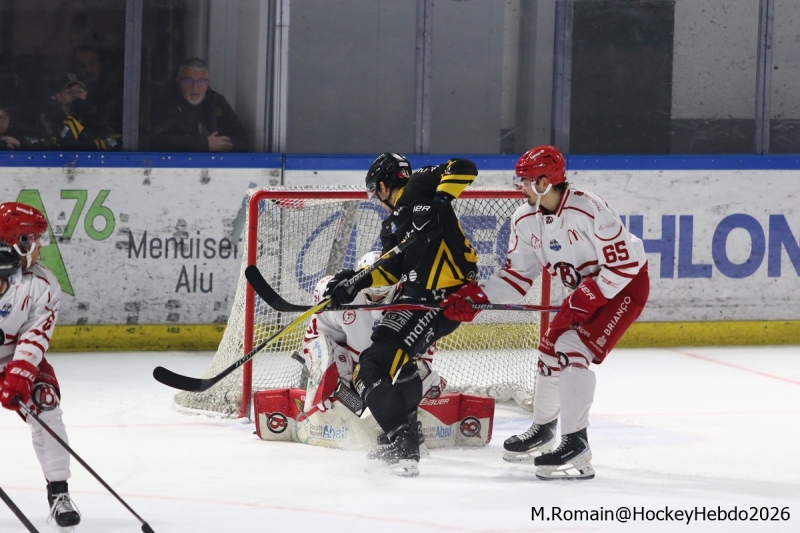 Photo hockey Ligue Magnus - Ligue Magnus  : 35ème journée : Rouen vs Briançon  - LM : Des dragons hors du coup.