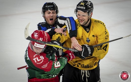 Photo hockey Ligue Magnus - Ligue Magnus  : 38ème journée : Cergy-Pontoise vs Rouen - Rouen en patron à Cergy