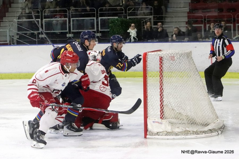 Photo hockey Ligue Magnus - Ligue Magnus  : 38ème journée : Nice vs Briançon  - les Aigles conservent la sixième place