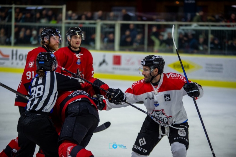 Photo hockey Ligue Magnus - Ligue Magnus  : 39ème journée : Chamonix  vs Bordeaux - Les pionniers s