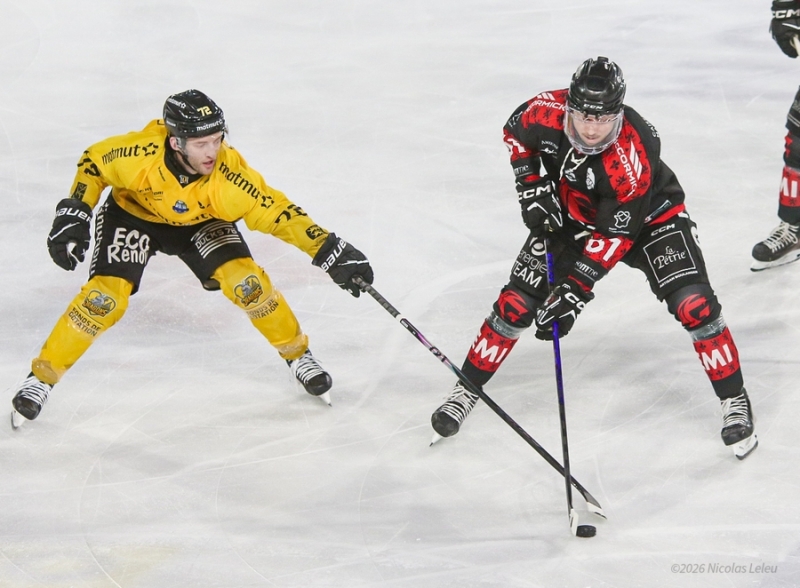 Photo hockey Ligue Magnus - Ligue Magnus  : 40ème journée : Amiens  vs Rouen - Large victoire de Rouen à Amiens