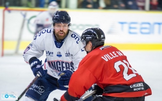 Photo hockey Ligue Magnus - Ligue Magnus  : 41ème journée : Chamonix  vs Angers  - Chamonix battu logiquement par les Ducs