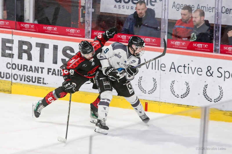 Photo hockey Ligue Magnus - Ligue Magnus  : 42ème journée : Amiens  vs Marseille - Maïa délivre Amiens au bout de la nuit