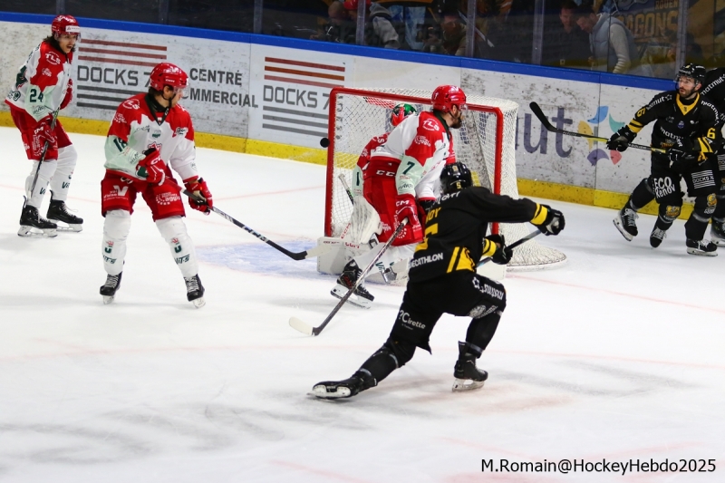 Photo hockey Ligue Magnus - Ligue Magnus  : 5ème journée : Rouen vs Cergy-Pontoise - Rouen en mode diesel retrouve la victoire