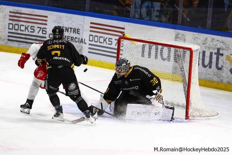Photo hockey Ligue Magnus - Ligue Magnus  : 5ème journée : Rouen vs Cergy-Pontoise - Rouen en mode diesel retrouve la victoire