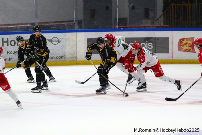 Photo hockey Ligue Magnus - Ligue Magnus  : 5ème journée : Rouen vs Cergy-Pontoise - Rouen en mode diesel retrouve la victoire