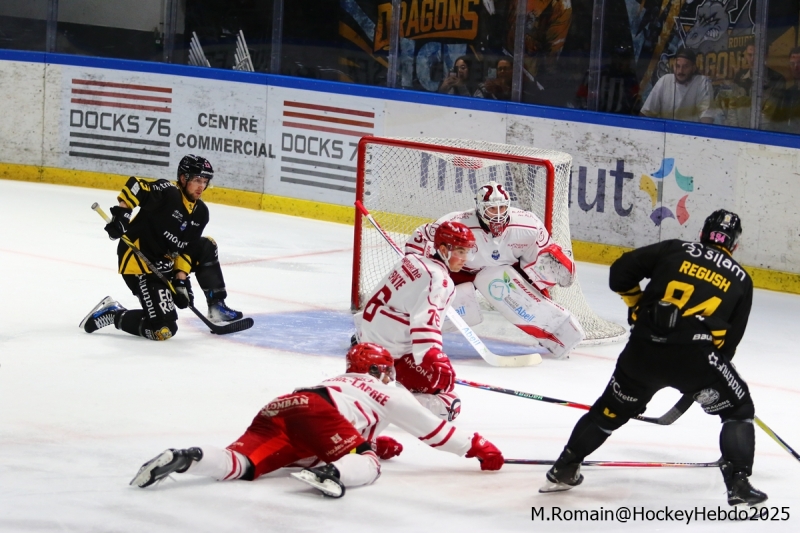 Photo hockey Ligue Magnus - Ligue Magnus  : 9ème journée : Rouen vs Briançon  - Rouen s