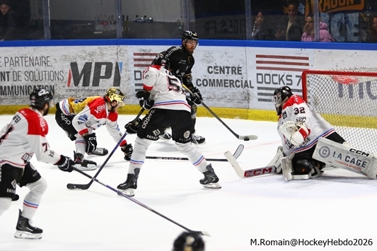 Photo hockey Ligue Magnus - Ligue Magnus - 1/2 de Finale - Match 1 : Rouen vs Bordeaux - Bordeaux remporte la première manche sur l’Ile Lacroix !