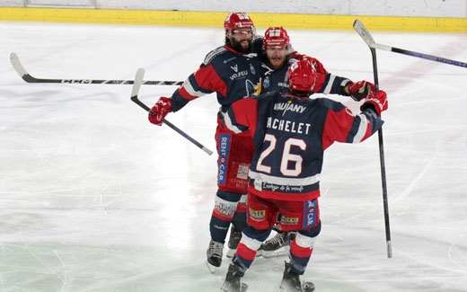 Photo hockey Ligue Magnus - Ligue Magnus - 1/2 Finale match 3 : Grenoble  vs Bordeaux - Grenoble revient à 2-1 !