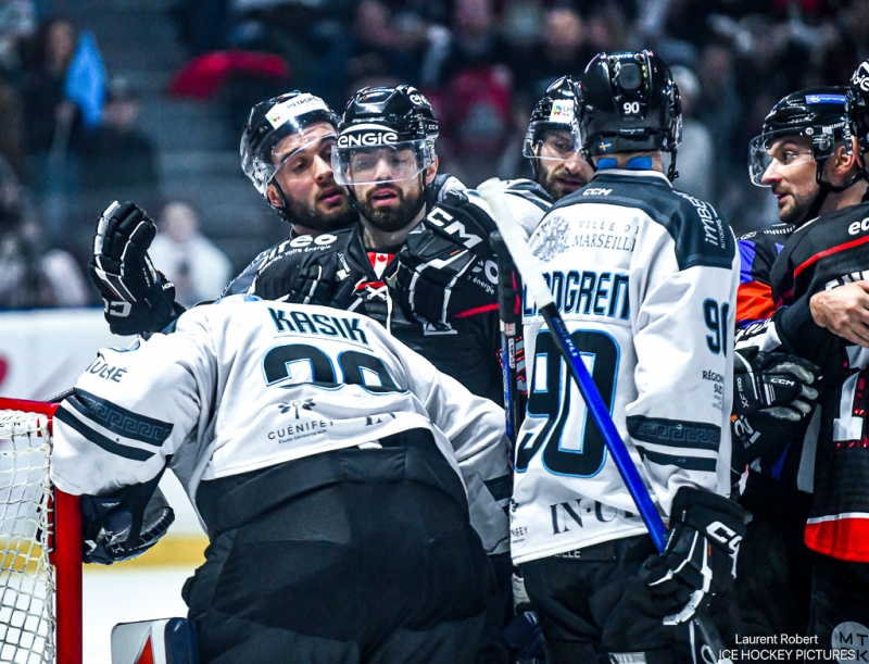 Photo hockey Ligue Magnus - Ligue Magnus - 1/4 de Finale - Match 1 : Bordeaux vs Marseille - Bordeaux ouvre les hostilités aux tirs aux buts !