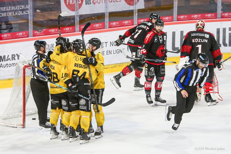 Photo hockey Ligue Magnus - Ligue Magnus - 1/4 de Finale - Match 4 : Amiens  vs Rouen - " Ils l