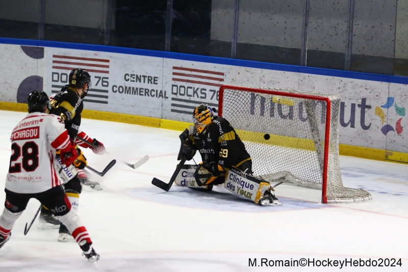 Photo hockey Ligue Magnus - Ligue Magnus - 1/4 de Finale - Match 5 : Rouen vs Nice - Rouen termine la série à domicile.