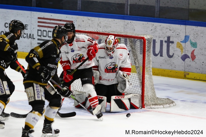 Photo hockey Ligue Magnus - Ligue Magnus - 1/4 de Finale - Match 5 : Rouen vs Nice - Rouen termine la série à domicile.