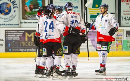 Photo hockey Ligue Magnus - Ligue Magnus : 10ème journée : Caen  vs Brest  - Première victoire pour les Drakkars