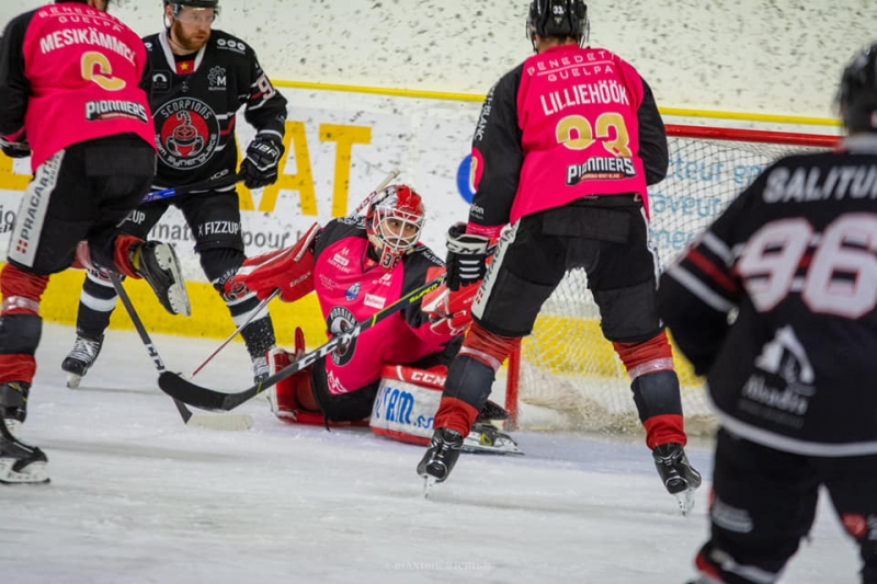 Photo hockey Ligue Magnus - Ligue Magnus : 10ème journée : Chamonix  vs Mulhouse - Succès sur le fil des Pionniers