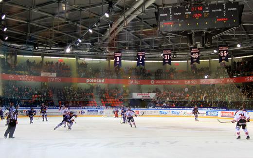 Photo hockey Ligue Magnus - Ligue Magnus : 10ème journée : Grenoble  vs Bordeaux - Grenoble coule Bordeaux