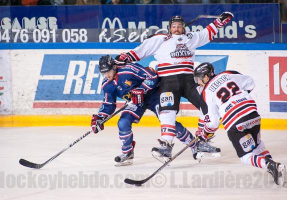 Photo hockey Ligue Magnus - Ligue Magnus : 10ème journée : Grenoble  vs Bordeaux - Grenoble coule Bordeaux