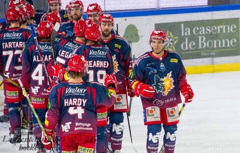 Photo hockey Ligue Magnus - Ligue Magnus : 10ème journée : Grenoble  vs Chamonix  - Grenoble fait sauter le verrou Sabol 