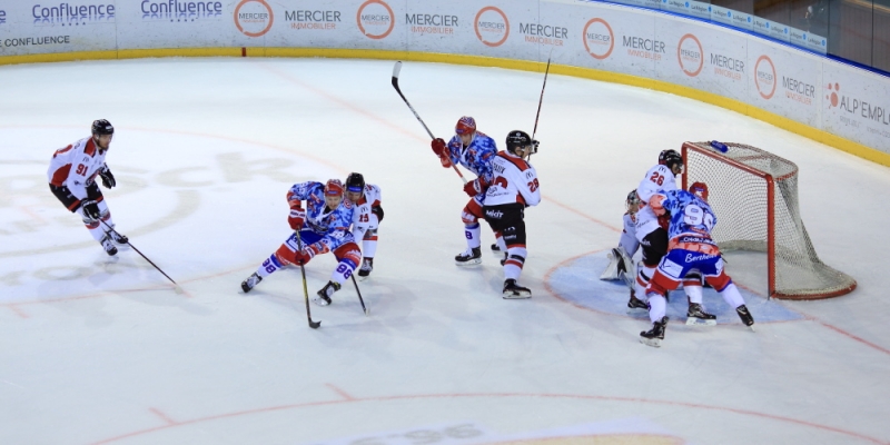 Photo hockey Ligue Magnus - Ligue Magnus : 10ème journée : Lyon vs Mulhouse - Mulhouse rend les armes