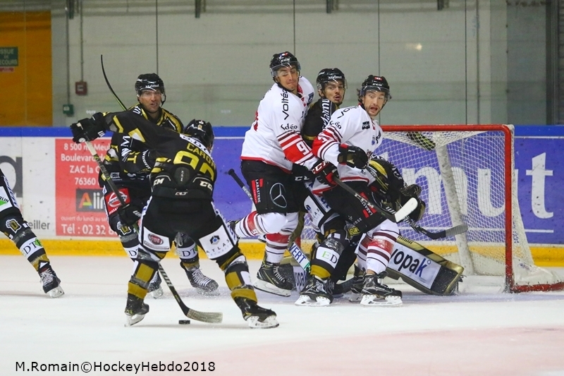 Photo hockey Ligue Magnus - Ligue Magnus : 10ème journée : Rouen vs Bordeaux - Les Dragons reprennent leur rang Photo hockey Ligue Magnus - Ligue Magnus : 10ème journée : Rouen vs Bordeaux - Les Dragons reprennent leur rang
