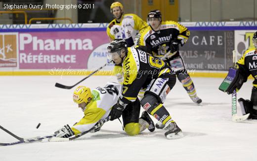 Photo hockey Ligue Magnus - Ligue Magnus : 10ème journée : Rouen vs Strasbourg  - LM : Rouen à l\