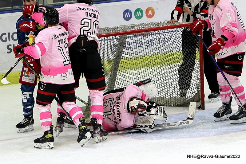 Photo hockey Ligue Magnus - Ligue Magnus : 11ème journée  : Nice vs Grenoble  - Le podium pour les Isérois