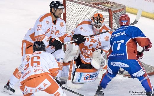 Photo hockey Ligue Magnus - Ligue Magnus : 11ème journée : Lyon vs Epinal  - Les Lions arrachent la victoire