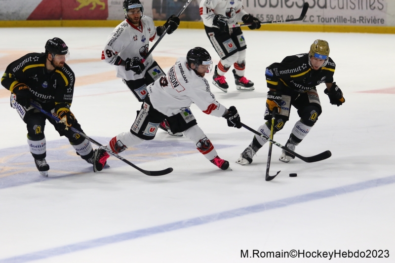 Photo hockey Ligue Magnus - Ligue Magnus : 11ème journée : Rouen vs Chamonix  - Première défaite de Rouen en Ligue Magnus