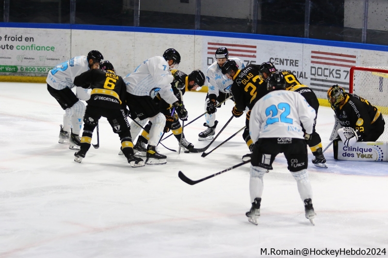 Photo hockey Ligue Magnus - Ligue Magnus : 11ème journée : Rouen vs Marseille - Un nouveau festival offensif sur l’île lacroix.