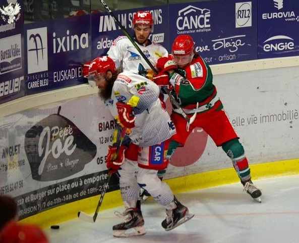 Photo hockey Ligue Magnus - Ligue Magnus : 11ème journée : Anglet vs Grenoble  - Grenoble s\