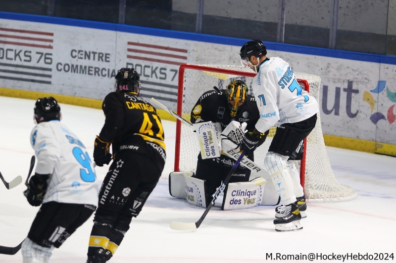 Photo hockey Ligue Magnus - Ligue Magnus : 11ème journée : Rouen vs Marseille - Un nouveau festival offensif sur l’île lacroix.