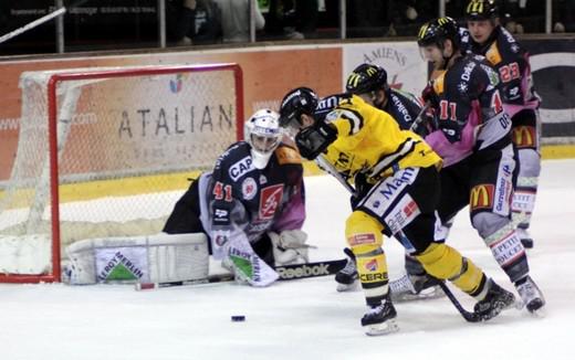 Photo hockey Ligue Magnus - Ligue Magnus : 12ème journée : Amiens  vs Rouen - Les Gothiques surprennent & interviews
