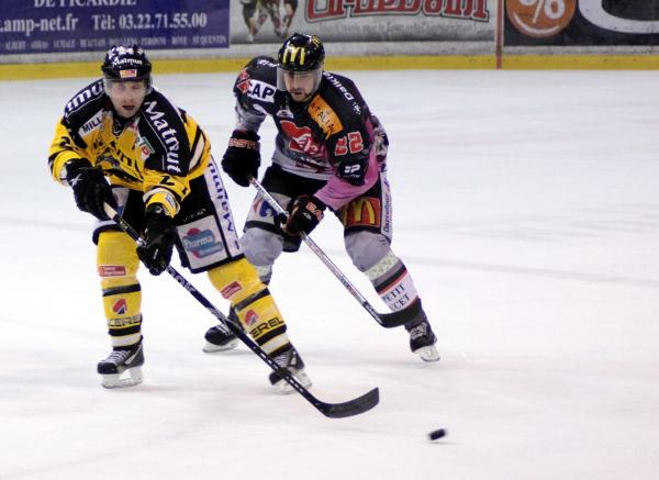 Photo hockey Ligue Magnus - Ligue Magnus : 12ème journée : Amiens  vs Rouen - Les Gothiques surprennent & interviews