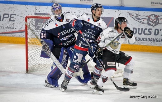 Photo hockey Ligue Magnus - Ligue Magnus : 12ème journée : Angers  vs Chamonix  - Victoire d