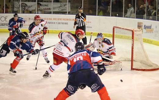 Photo hockey Ligue Magnus - Ligue Magnus : 12ème journée : Angers  vs Grenoble  - Angers chute en prolongation + Vidéo