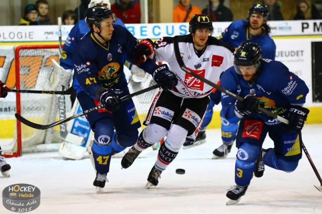 Photo hockey Ligue Magnus - Ligue Magnus : 12ème journée : Chamonix  vs Amiens  - O’Keefe, chef des Gothiques