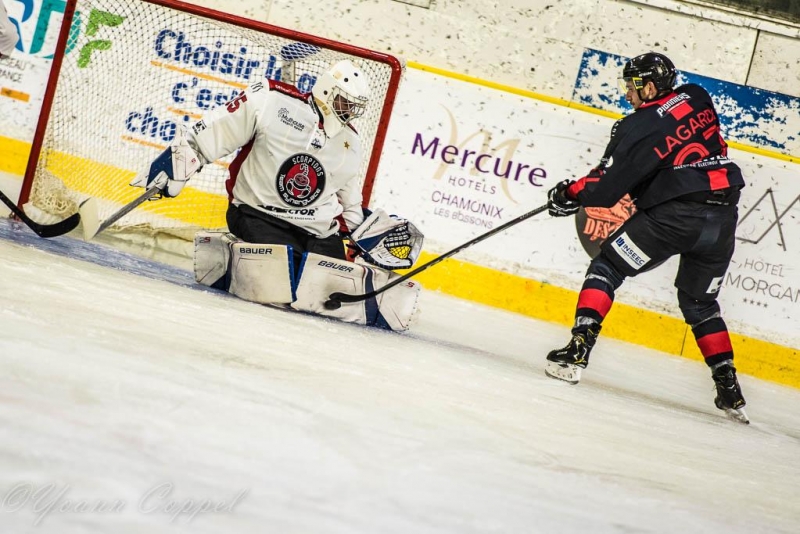 Photo hockey Ligue Magnus - Ligue Magnus : 12ème journée : Chamonix  vs Mulhouse - Les Pionniers prennent leur revanche