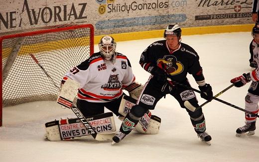 Photo hockey Ligue Magnus - Ligue Magnus : 12ème journée : Morzine-Avoriaz vs Bordeaux - Les Pingouins en laisse face aux Boxers