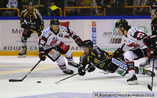 Photo hockey Ligue Magnus - Ligue Magnus : 12ème journée : Rouen vs Amiens - Rouen emporte le Derby et reste invaincu Photo hockey Ligue Magnus - Ligue Magnus : 12ème journée : Rouen vs Amiens - Rouen emporte le Derby et reste invaincu