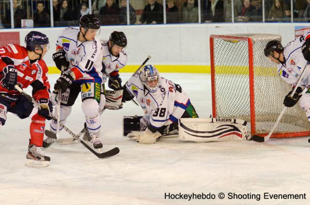 Photo hockey Ligue Magnus - Ligue Magnus : 13ème journée  : Angers  vs Caen  - Les Ducs assument leur statut