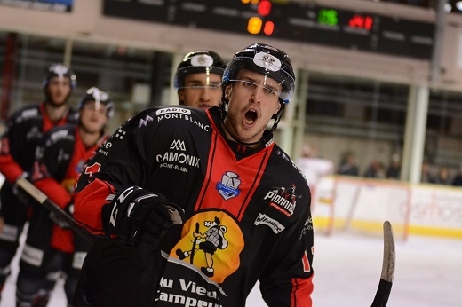 Photo hockey Ligue Magnus - Ligue Magnus : 13ème journée : Chamonix  vs Anglet - Enfin 3 points pour les Pionniers