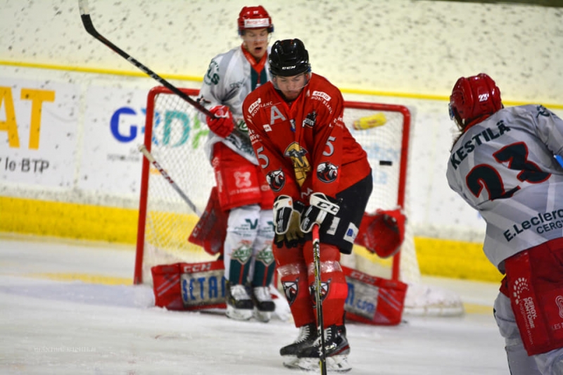 Photo hockey Ligue Magnus - Ligue Magnus : 13ème journée : Chamonix  vs Cergy-Pontoise - Rude final à Chamonix !