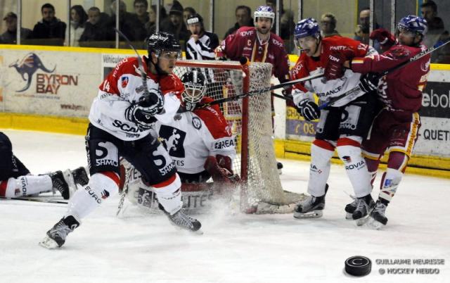 Photo hockey Ligue Magnus - Ligue Magnus : 13ème journée : Dijon  vs Angers  - Angers remporte le combat de Ducs