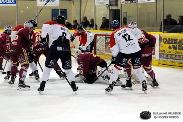 Photo hockey Ligue Magnus - Ligue Magnus : 13ème journée : Dijon  vs Angers  - Angers remporte le combat de Ducs