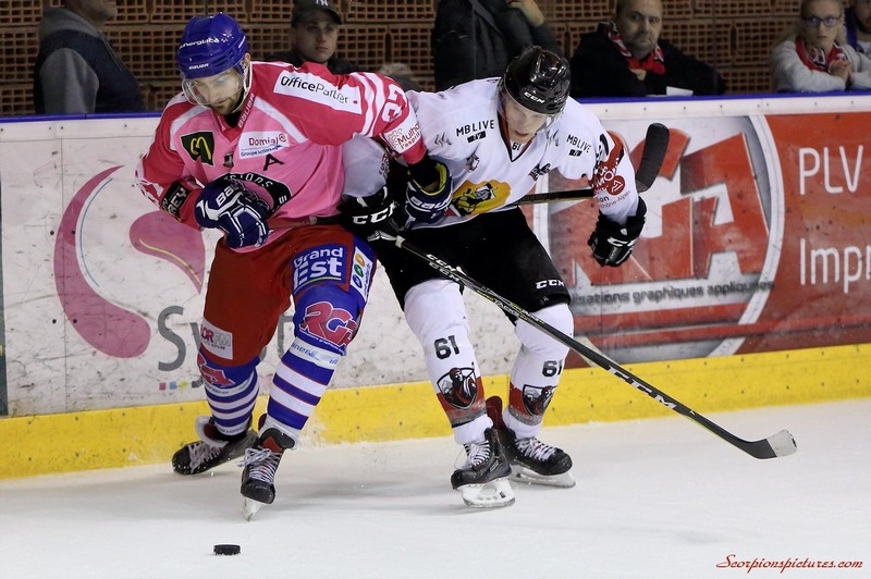 Photo hockey Ligue Magnus - Ligue Magnus : 13ème journée : Mulhouse vs Chamonix  - Jusqu’au bout du suspens 